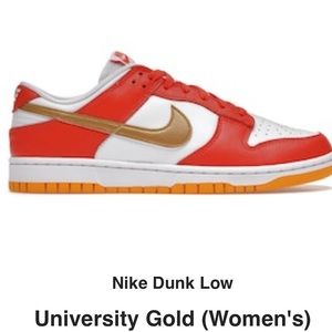 Nike dunk university gold womens9.5 men’s 8